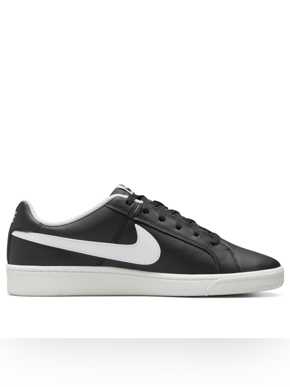 Nike Black and White Low-Top Leather Sneaker